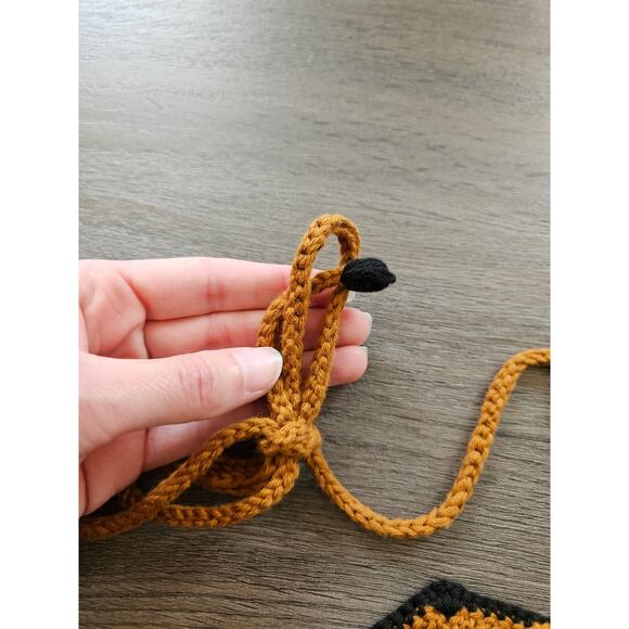 Stella Pardo Paris Orange Samira Knit Crop Top NWT Size Small - Picture 11 of 15